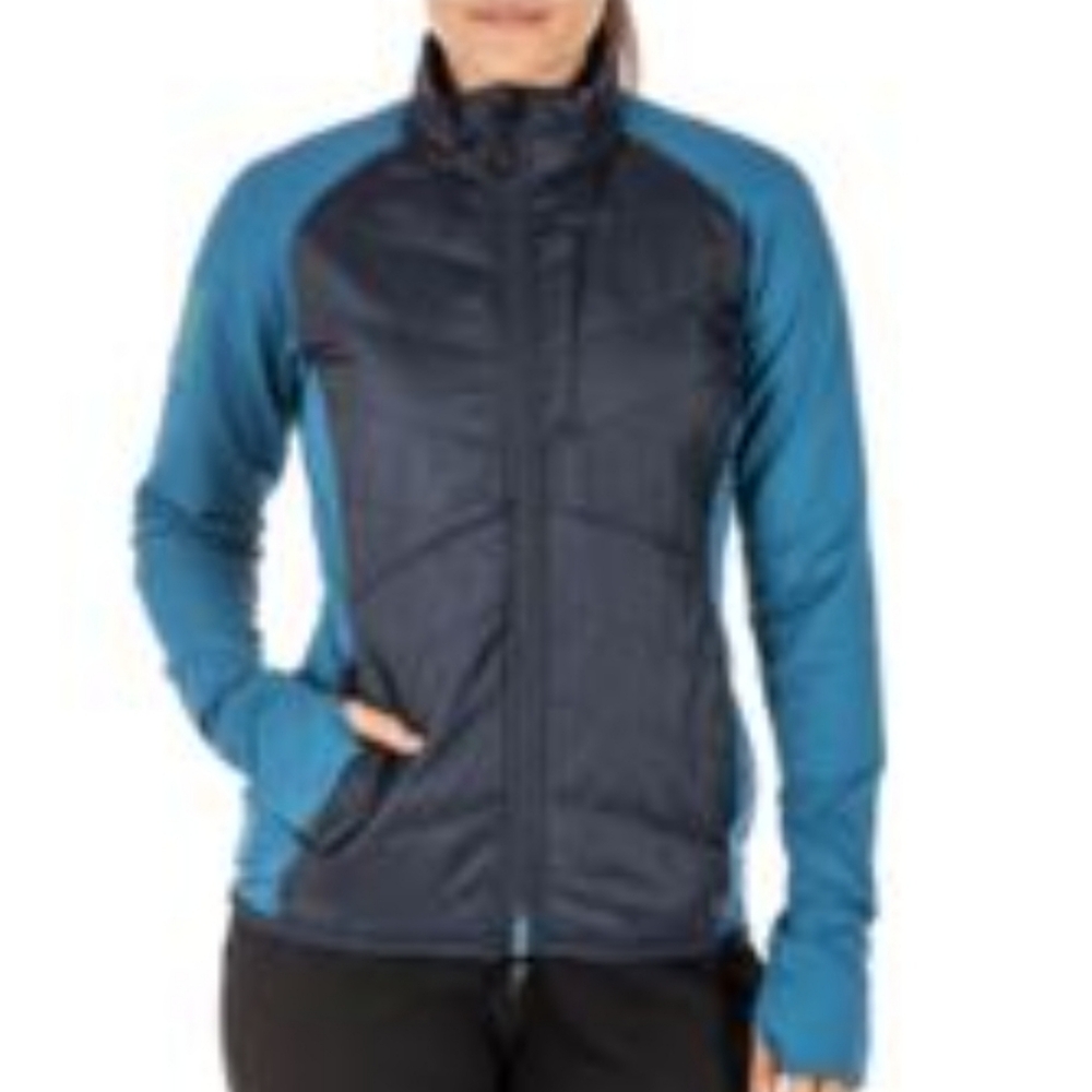 5.11 Tactical Jacket Peninsula Hybrid Zip Primaloft Insulation Blue Womens Med